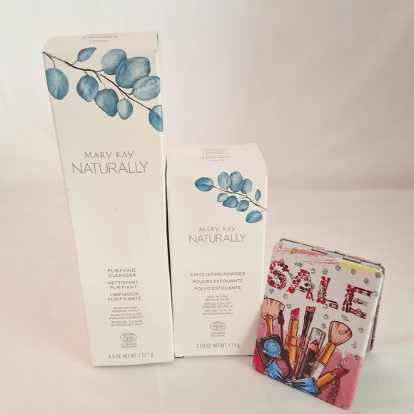 Mary Kay Naturally Purifying Cleanser and Exfoliating Powder Set